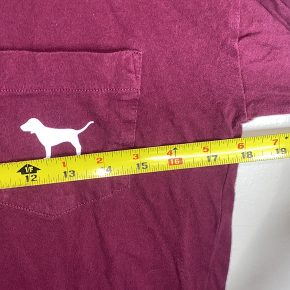 🐚Maroon PINK Victoria Secret long sleeved top! - Picture 6 of 7